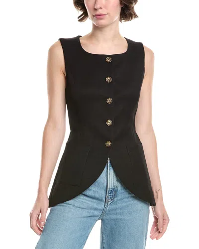 ENDLESS ROSE ENDLESS ROSE LINEN-BLEND WAISTCOAT