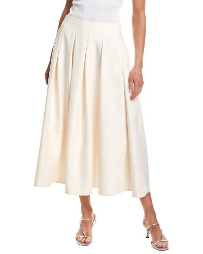 Endless Rose Long Pleated Skirt In Neutral