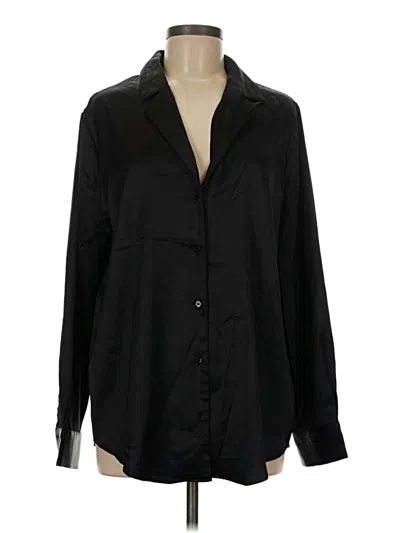 Pre-owned Endless Rose Long Sleeve Blouse In Black