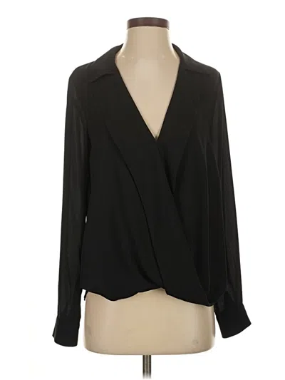 Pre-owned Endless Rose Long Sleeve Blouse In Black