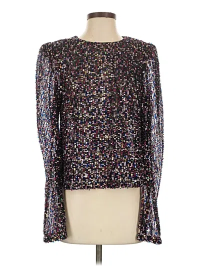 Pre-owned Endless Rose Long Sleeve Blouse In Black