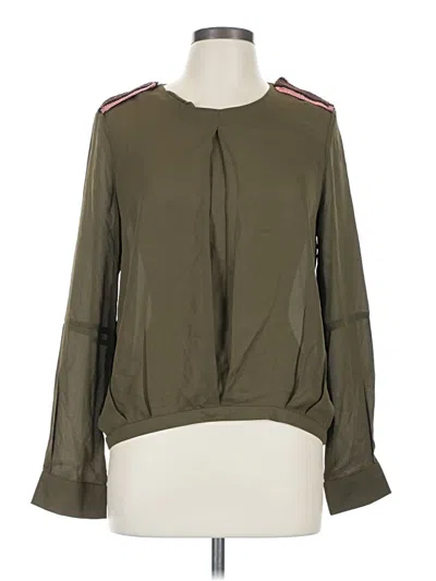 Pre-owned Endless Rose Long Sleeve Blouse In Green