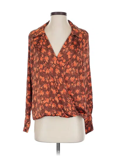 Pre-owned Endless Rose Long Sleeve Blouse In Orange