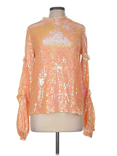 Pre-owned Endless Rose Long Sleeve Blouse In Orange
