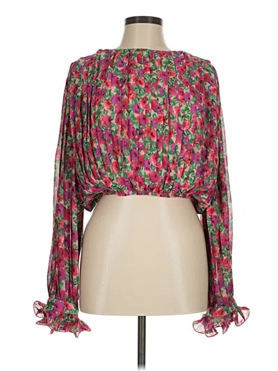 Pre-owned Endless Rose Long Sleeve Blouse In Pink