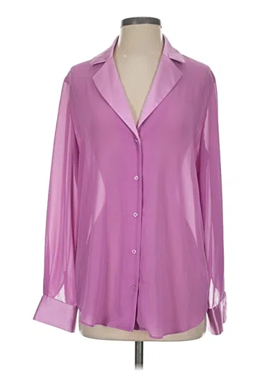 Pre-owned Endless Rose Long Sleeve Blouse In Purple