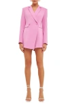Endless Rose Long Sleeve Romper In Lilac