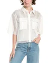 Endless Rose Mesh Net Top In White