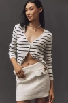 Endless Rose Mid-rise Mini Skirt In White