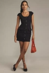 Endless Rose Mini Shift Dress In Black