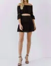 Endless Rose Mini Skirt In Black In Black