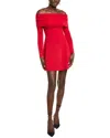 Endless Rose Off-shoulder Flare Mini Dress In Red