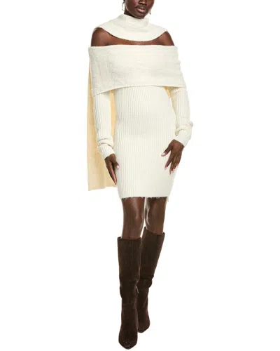 ENDLESS ROSE ENDLESS ROSE OFF-SHOULDER WOOL-BLEND SWEATERDRESS