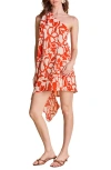 Endless Rose One-shoulder Asymmetric Dress