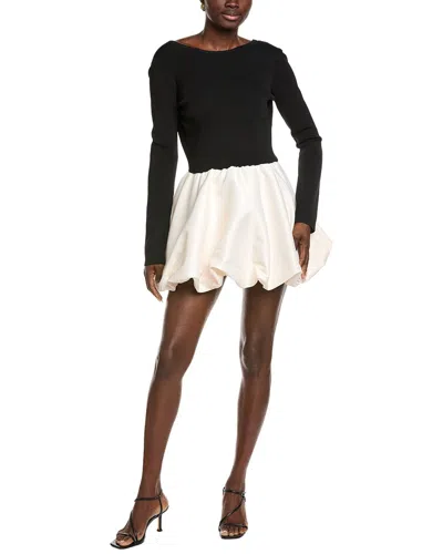 Endless Rose Open Back Knit Mini Dress In Black