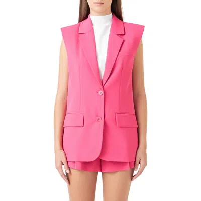 ENDLESS ROSE ENDLESS ROSE OVERSIZE BLAZER VEST