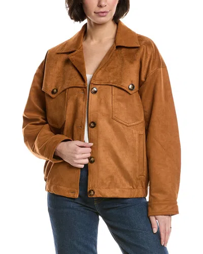 Endless Rose Oversized Jacket In Brown