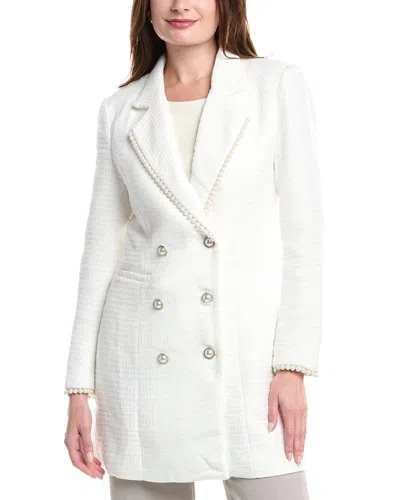 Endless Rose Pearl Trim Blazer Dress