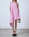 Endless Rose Peony Asymatrical Dress In Peony Pink