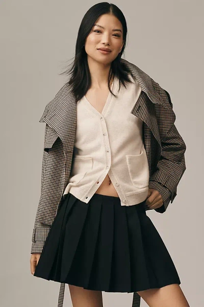 Endless Rose Pleated Mini Skort In Black