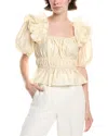 Endless Rose Ruffle Puff Sleeve Top