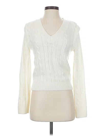 Pre-owned Endless Rose Pullover Sweater In White