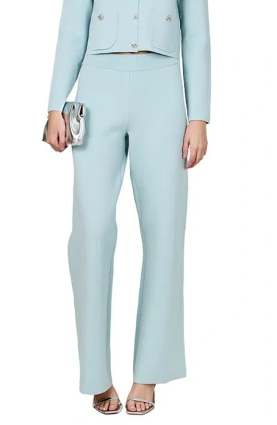 Endless Rose Relax Fit Sweater Pants In Blue