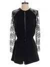 Endless Rose Romper In Black