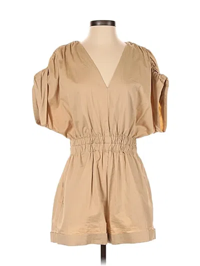 Pre-owned Endless Rose Romper In Tan