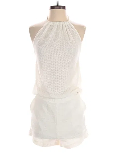 Pre-owned Endless Rose Romper In White