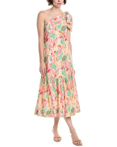 Endless Rose Rose Shoulder Maxi Dress In Multi