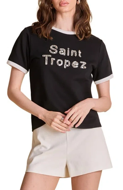 Endless Rose Saint Tropez Beaded T-shirt