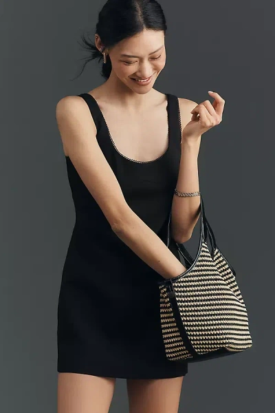 Endless Rose Satin Mini Dress In Black