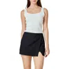 Endless Rose Scallop Knit Tank In White