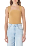 Endless Rose Sculpted Neck Knit Tank