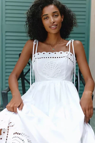 Endless Rose Seashell Dress In White