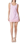 Endless Rose Sequin Hem Sleeveless Minidress In Pink