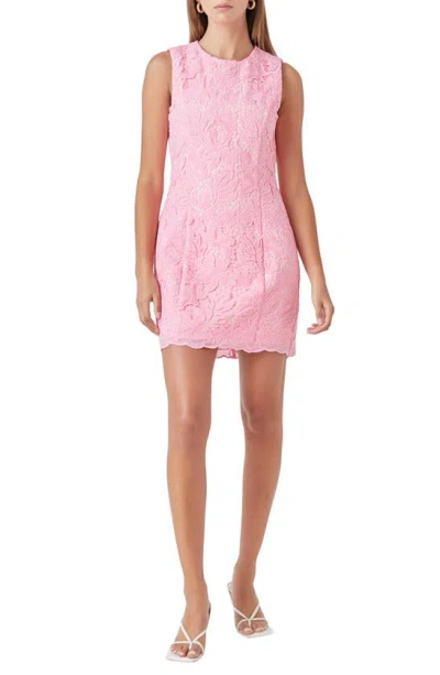 Endless Rose Sequin Lace Minidress In Pink