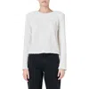 Endless Rose Sequin Long Sleeve Top In Ivory