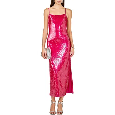 Endless Rose Sequin Slipdress In Pink