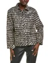 Endless Rose Sequins Check Jacket In Multi