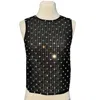 Endless Rose Shimmer Top In Black In Black