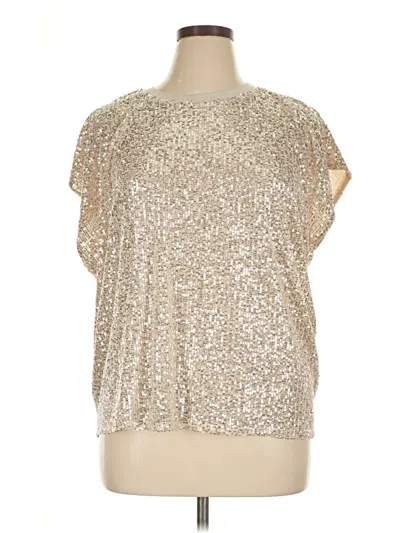 Endless Rose Short Sleeve Blouse In Silver