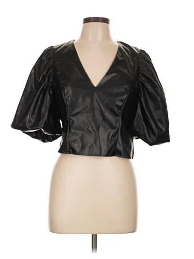 Pre-owned Endless Rose Short Sleeve Top Black Sweetheart Neckline Tops