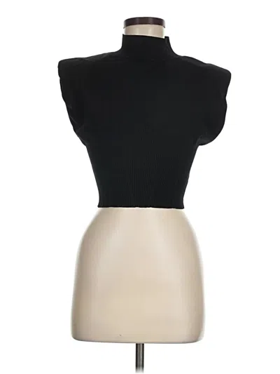 Pre-owned Endless Rose Sleeveless Blouse In Black