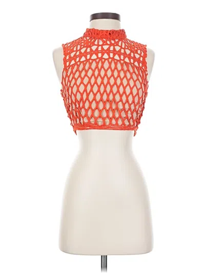Pre-owned Endless Rose Sleeveless Blouse In Orange