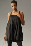 Endless Rose Sleeveless Bubble Mini Dress In Black