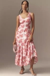 ENDLESS ROSE SLEEVELESS SCOOP-NECK A-LINE MIDI DRESS