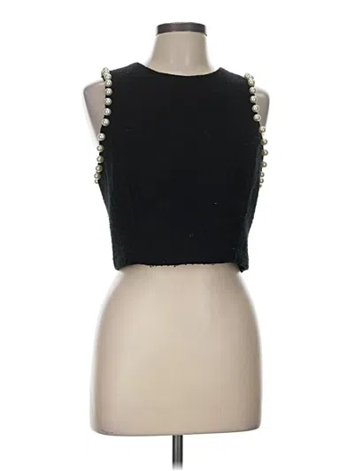 Pre-owned Endless Rose Sleeveless Top Black Halter Neckline Tops