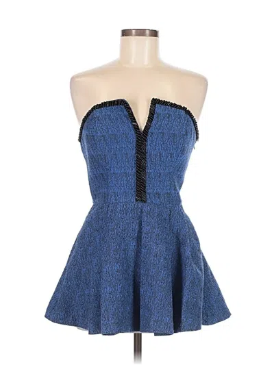 Pre-owned Endless Rose Sleeveless Top Blue Strapless Neckline Tops